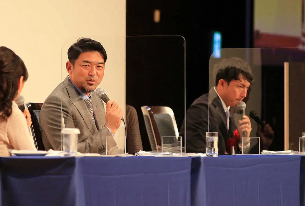 【画像・写真】斎藤隆氏　ムネリンとトークショー　エンゼルス・大谷は「想像を超えた」
