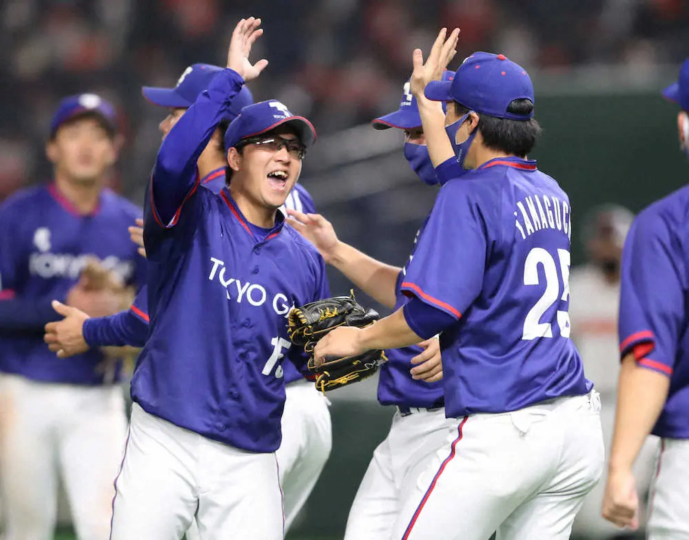 【画像・写真】東京ガスがアクシデント乗り越えENEOS破り5年ぶり4強　山口監督「大久保さんの力は物凄かった」