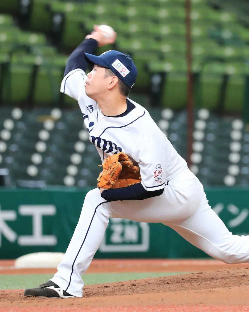 【画像・写真】前西武・多和田　最速146キロで打者3人を無安打「真っすぐで押せる感じもした」