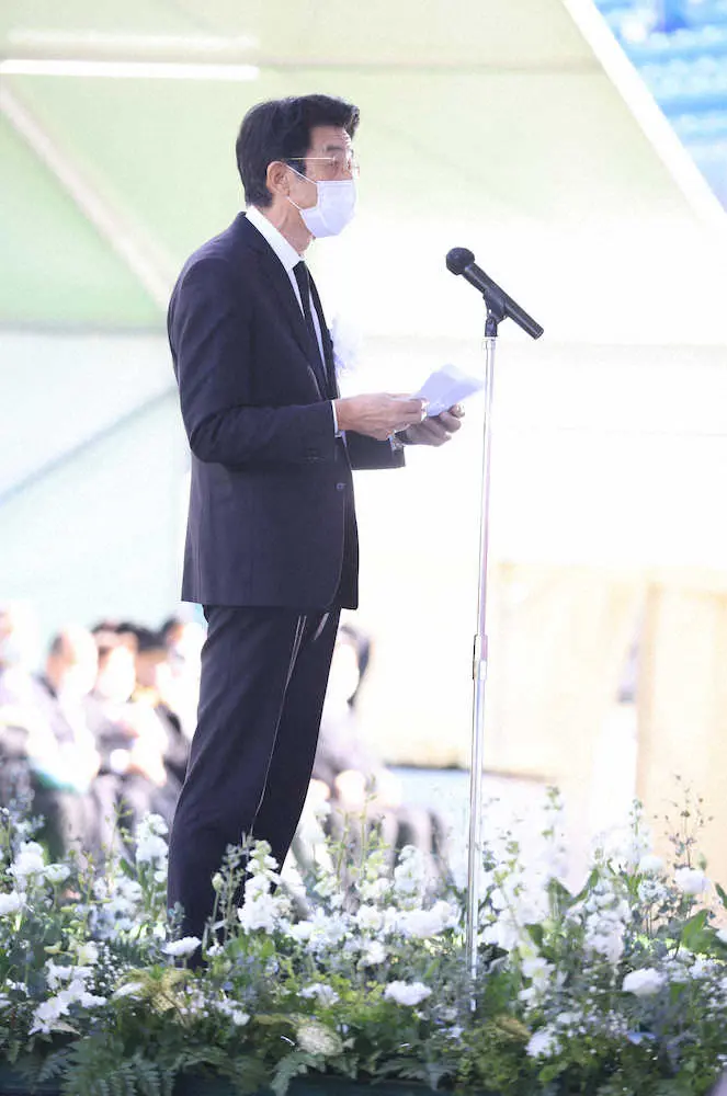 【画像・写真】江本孟紀氏　ノムさんへ弔辞「“江本に借りができたな”と言ってもらえて、自信が芽生えた」