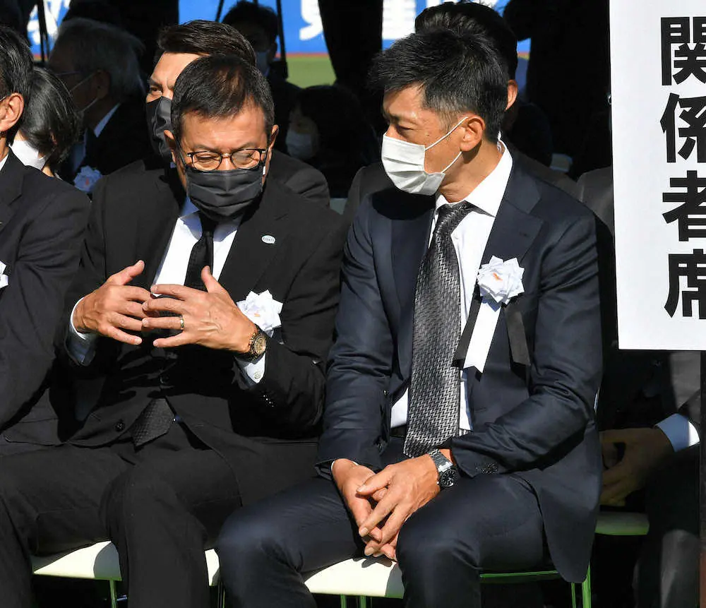 【画像・写真】阪神・矢野監督　恩師・ノムさんに感謝「確率の高いボヤキをたくさん聞けた。自分の感じる力になった」
