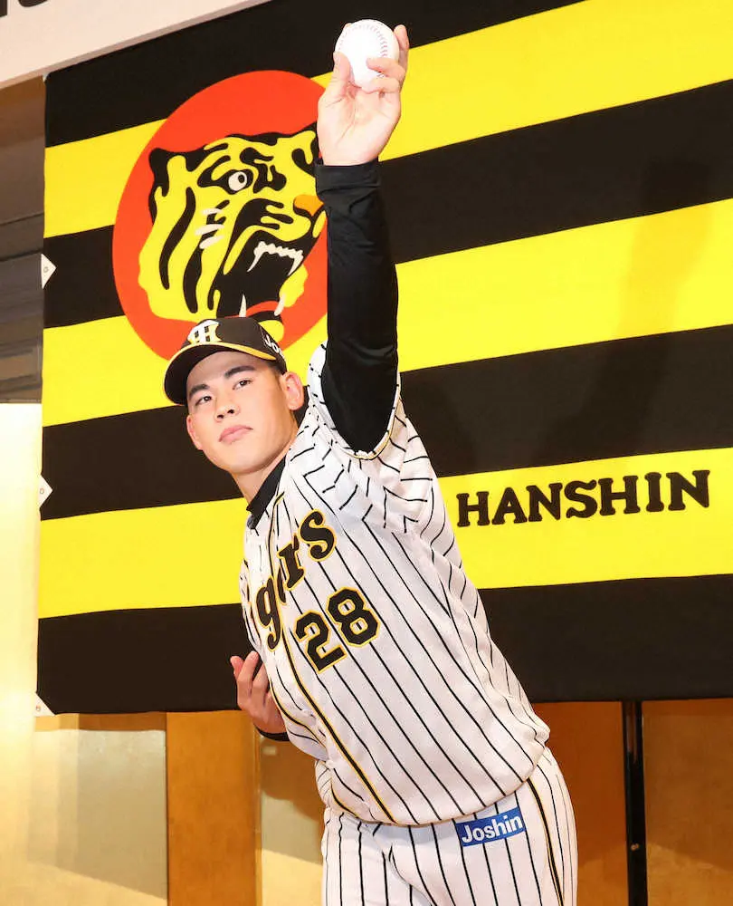 【画像・写真】阪神ドラ2・鈴木　誓ったヤクルト村上斬り！　球界代表する同学年に「どこまで通用するのか確かめたい」