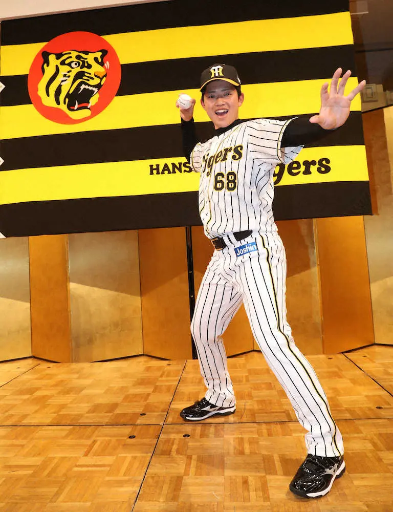 【画像・写真】阪神ドラ7・中川　あいさつで“つかみ”はバッチリ!矢野監督も好印象「一番大きな声」