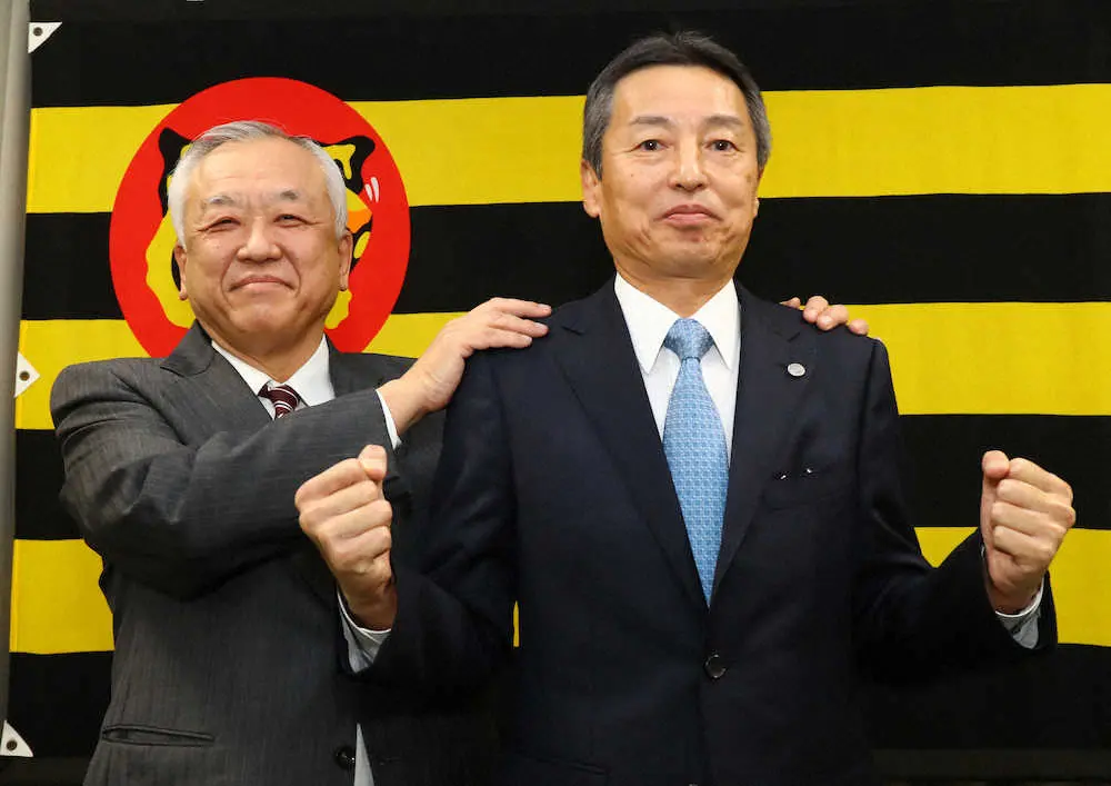 【画像・写真】阪神・百北新球団社長が会見　矢野監督へのバックアップを約束