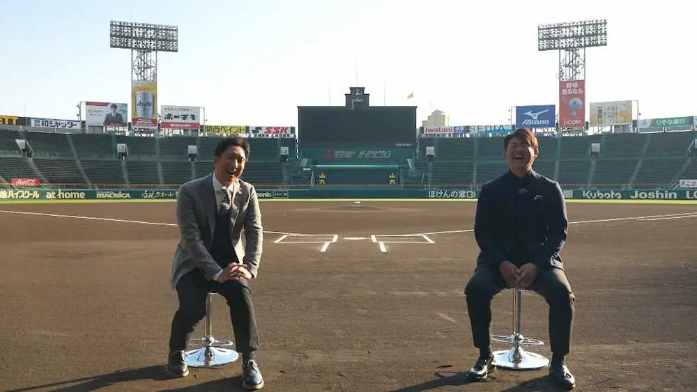 【画像・写真】松坂大輔さん　引退後初めて甲子園へ　“怪物伝説”始まりの場所で藤川球児氏と野球人生語る