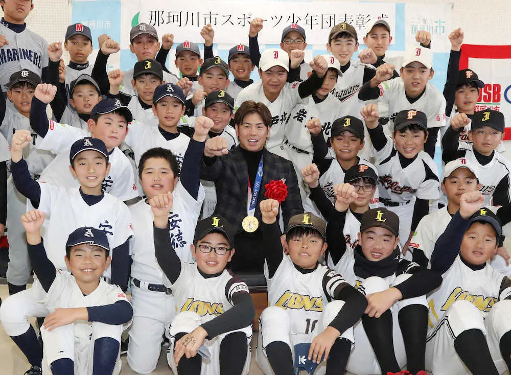 【画像・写真】阪神・梅野　那珂川市市民栄誉賞の第1号に「びっくりしていますし、うれしいです」