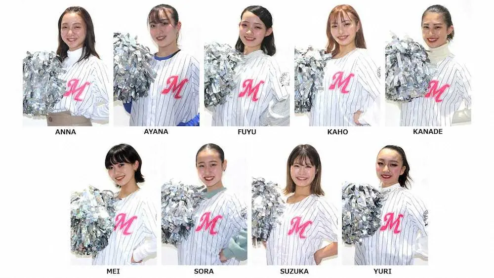 【画像・写真】ロッテ球団公式チアパフォーマーM☆Splash！！新メンバー　200人から選出
