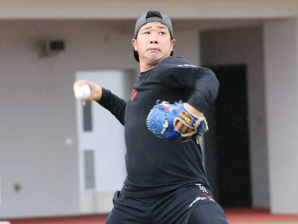 【画像・写真】巨人・鍬原　基礎から見直し支配下復帰へ「すぐに支配下に戻って、今年こそ1年間1軍で」