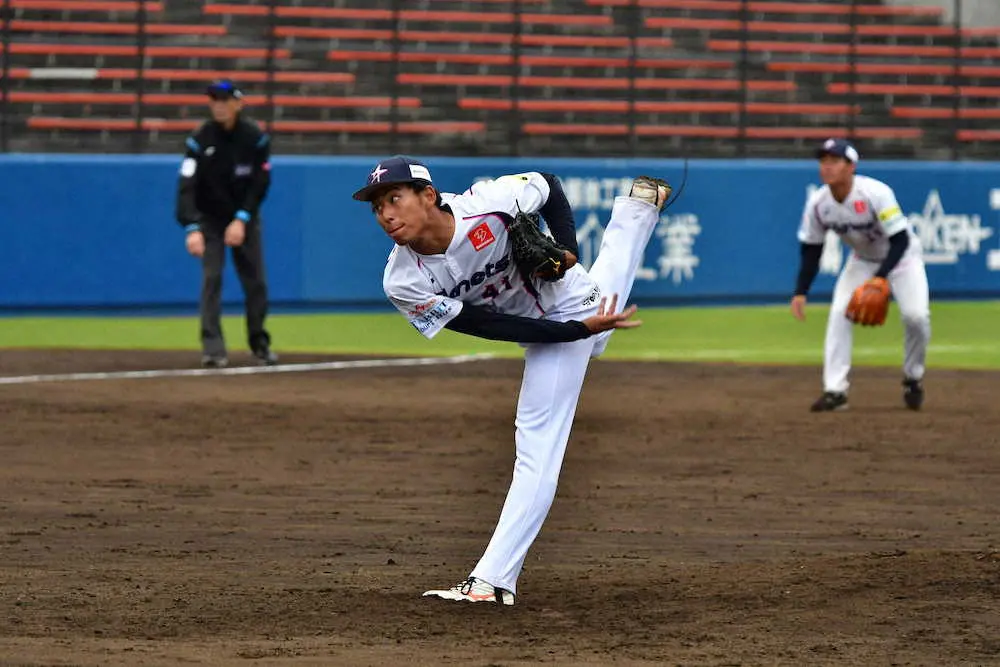 【画像・写真】BC茨城・松田康甫投手がドジャースに移籍　目標は「世界一の投手＆170キロ」