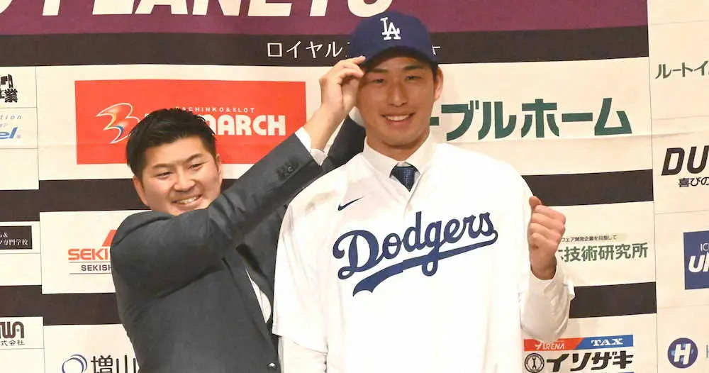 【画像・写真】BC茨城・松田　ドジャースとマイナー契約「170キロを目指したい」