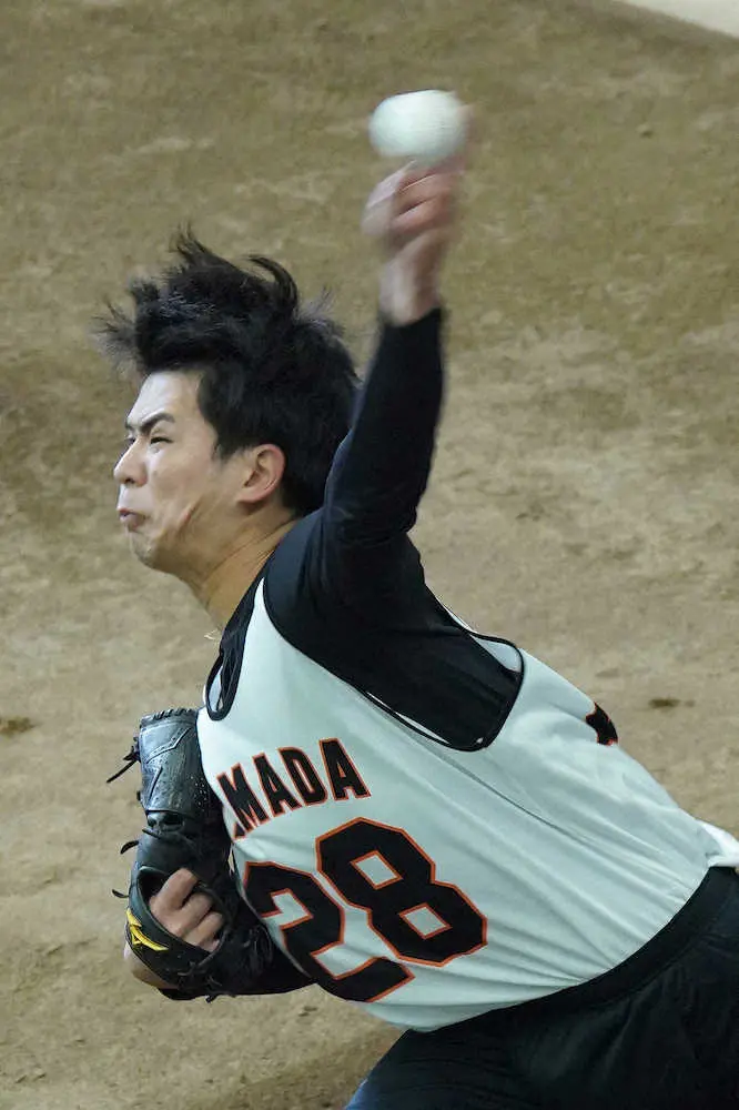 【画像・写真】巨人ドラ2・山田、チェンジアップ交え23球「緊張感があった」