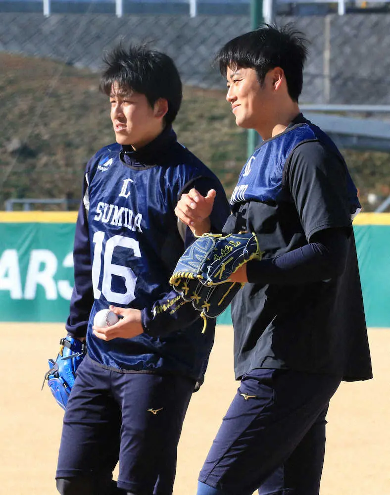 【画像・写真】西武ドラ1・隅田、ドラ2・佐藤の両即戦力左腕がA班スタート