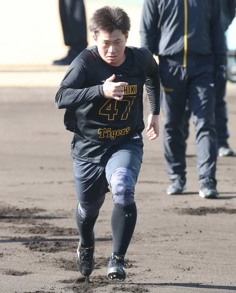 【画像・写真】阪神の新人左腕・鈴木&桐敷　宜野座1軍C決定　鈴木「結果恐れずやる」、桐敷「身の引き締まる思い」