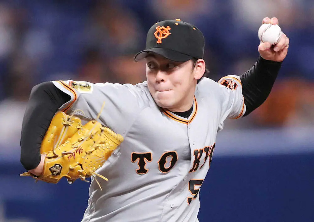 【画像・写真】巨人・高梨　パームボール習得に挑戦「はまったときはめちゃめちゃいい球」