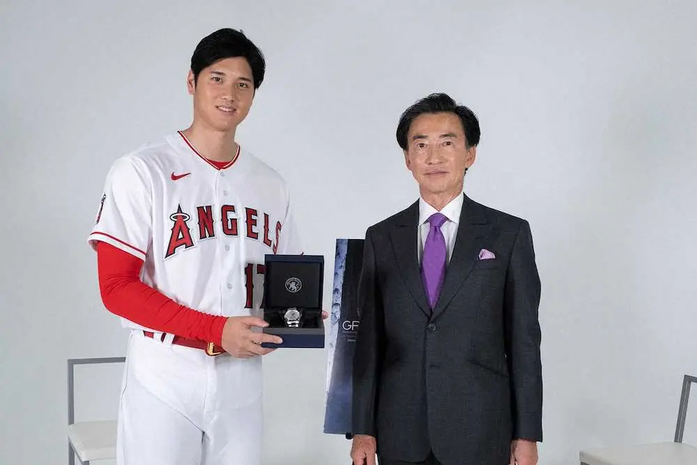 【画像・写真】エンゼルス・大谷　MVP祝しセイコーウオッチから高級腕時計贈呈