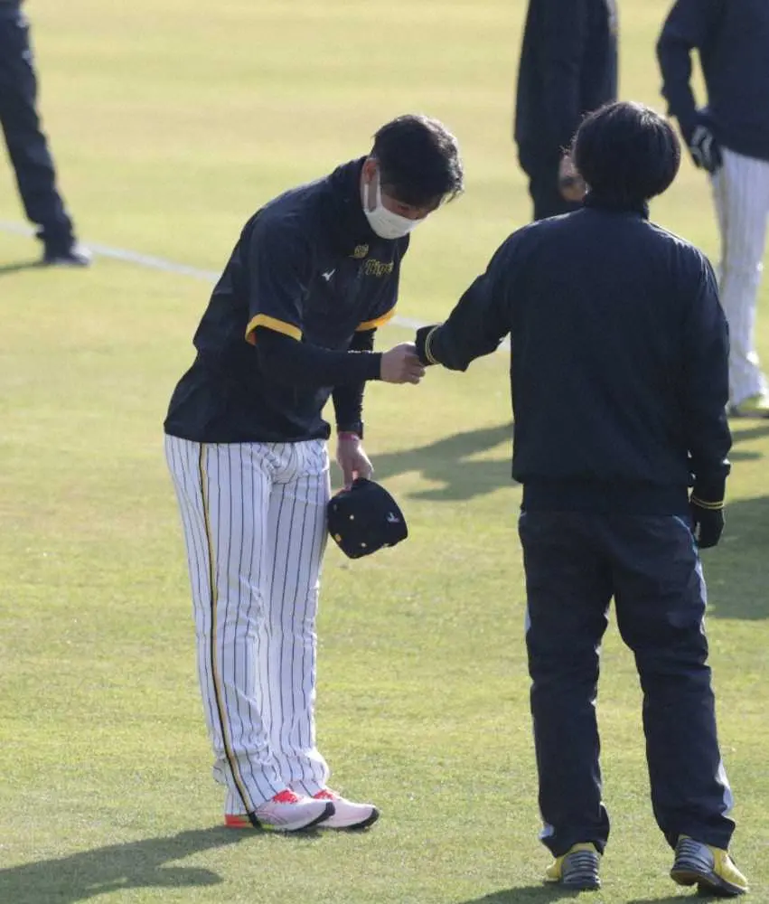 【画像・写真】阪神・西純が安芸キャンプに合流