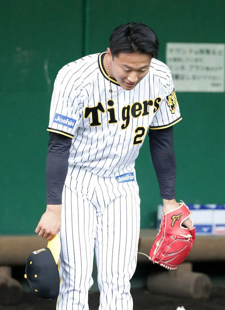 【画像・写真】阪神・森木「平常心。自分のフォームを客観視できたので良かった」　初ブルペンも緊張なしの大物ぶり