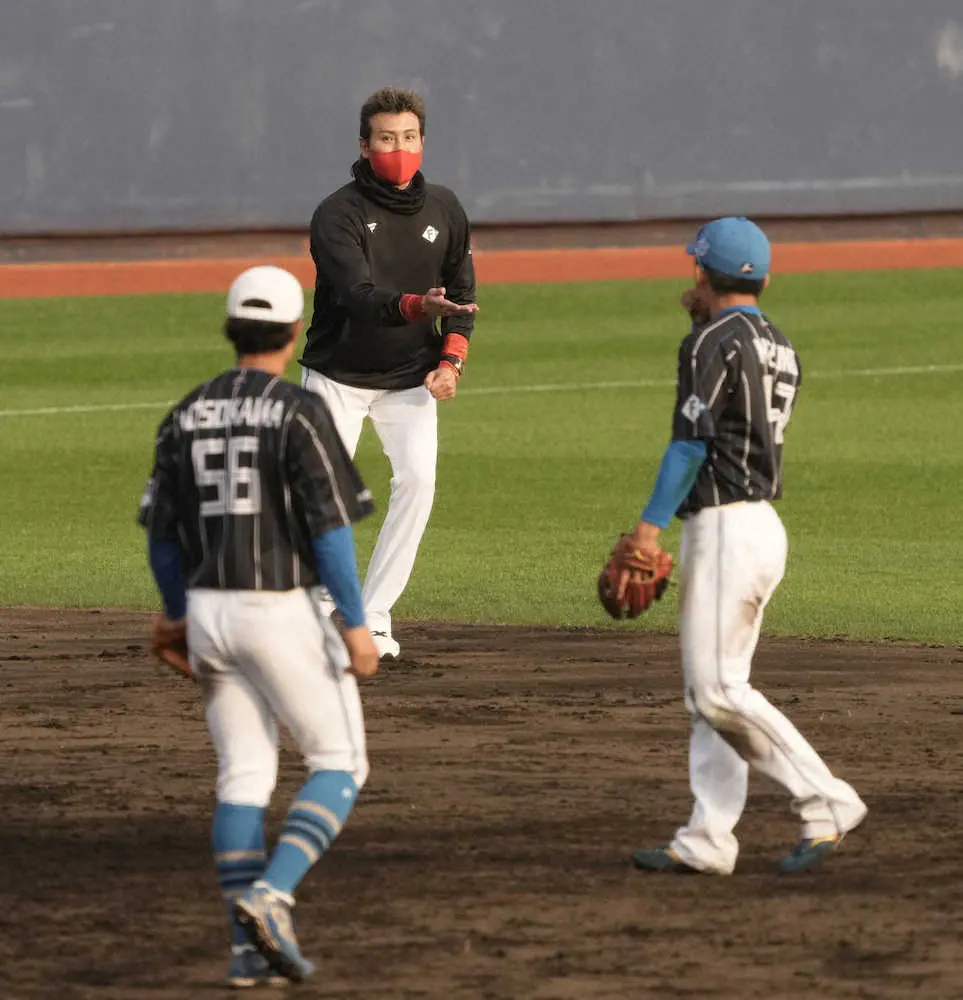 【画像・写真】日本ハム3位の水野が紅白戦で躍動「収穫のある打席」