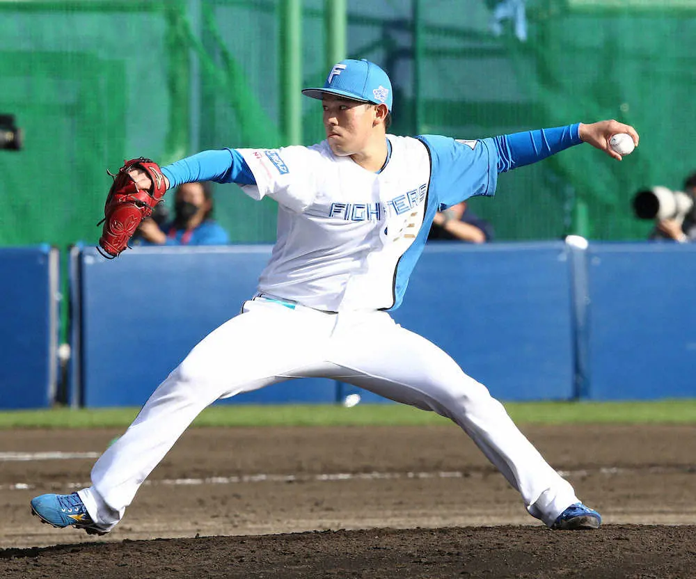 【画像・写真】日本ハム・根本　初の開幕1軍入りへ猛アピール成功　武田勝C直伝チェンジアップで幻惑