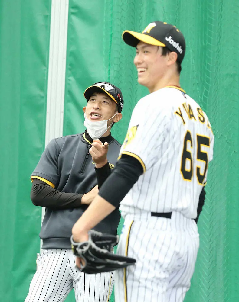 【画像・写真】阪神・湯浅　矢野監督からリリーフの一角に指名「去年から勝ちパターンで使いたいと思っていた」