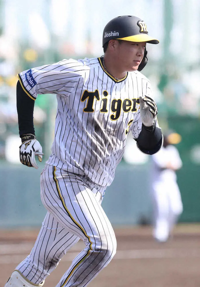 【画像・写真】阪神中軸　いきなり全開、全開　大山が「今季1号」　佐藤輝は左前適時打&右翼二塁打