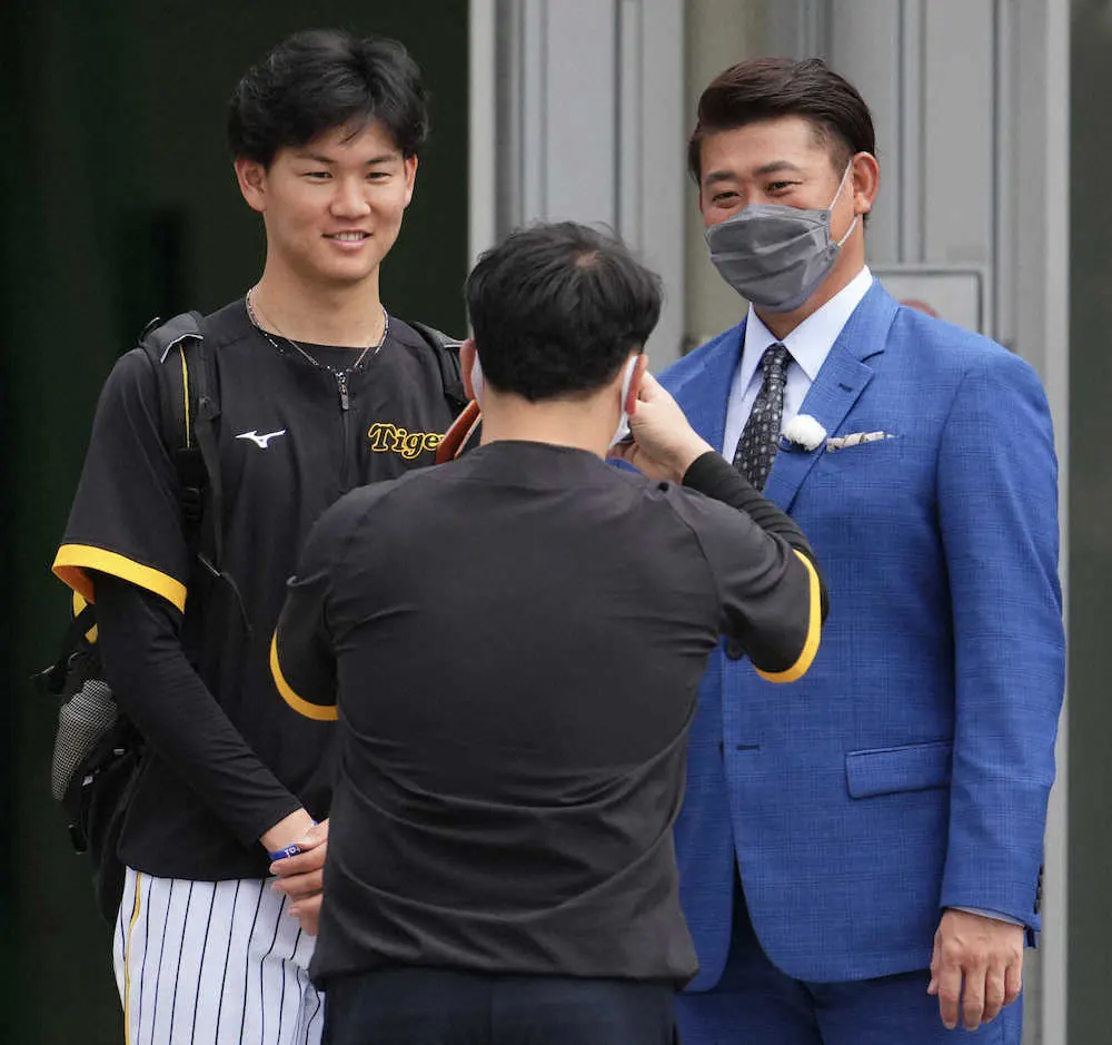 【画像・写真】松坂大輔氏　阪神・及川が初回3失点しながら2回、3回と無失点に抑えた立ち直りを評価