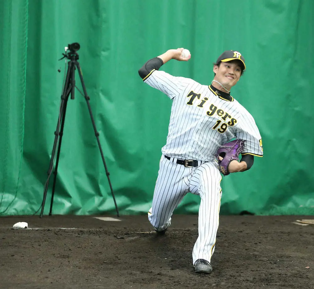 【画像・写真】阪神・藤浪　11日の日本ハム戦で対外試合初登板　「バーチャル超え」を狙う