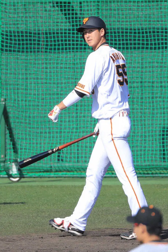 【画像・写真】巨人・秋広は無安打「思い通りにいかなかった」