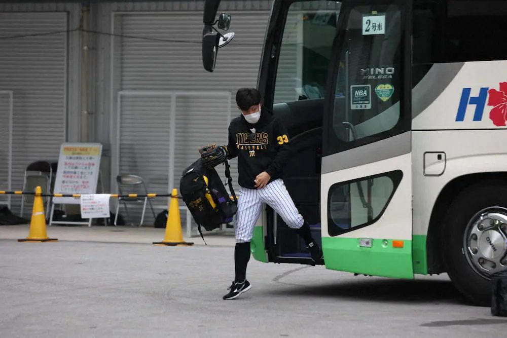 【画像・写真】阪神　糸原がチームに再合流　3日に陽性判定受け自主隔離終える