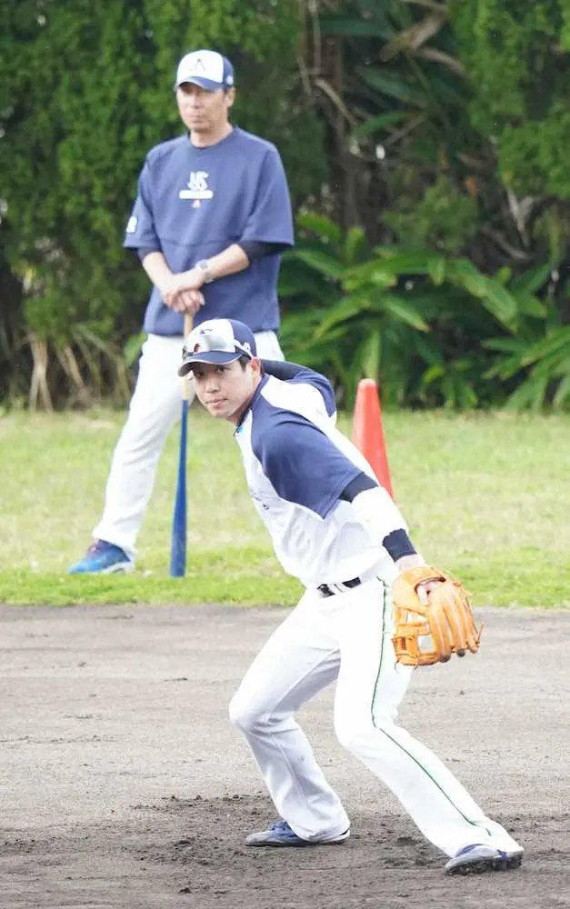【画像・写真】ヤクルト・山田　初のゴールデングラブ賞へ志願特守40分間「いい汗かけた」