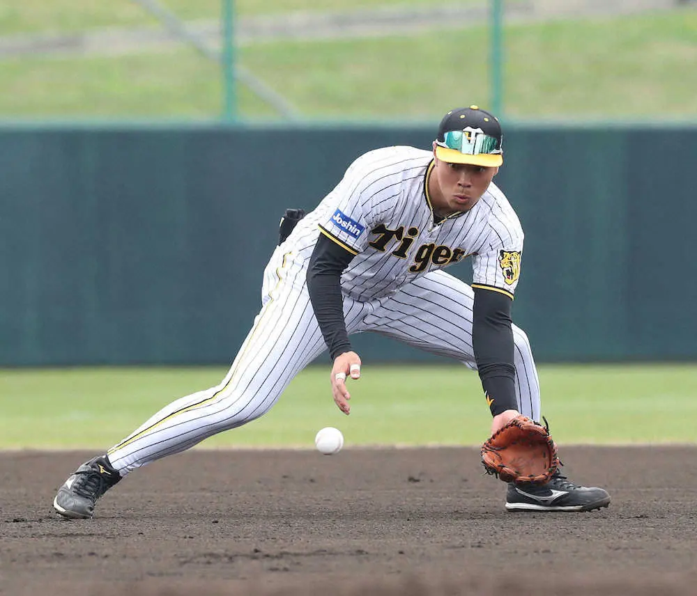 【画像・写真】阪神・佐藤輝、大山らに不時着ならぬ“愛の無事着”デスノック