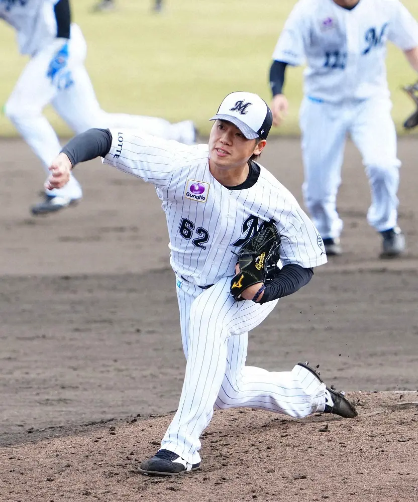 【画像・写真】ロッテ、今季初実戦の開幕投手に支配下登録された森遼大朗を抜てき　2・15楽天戦