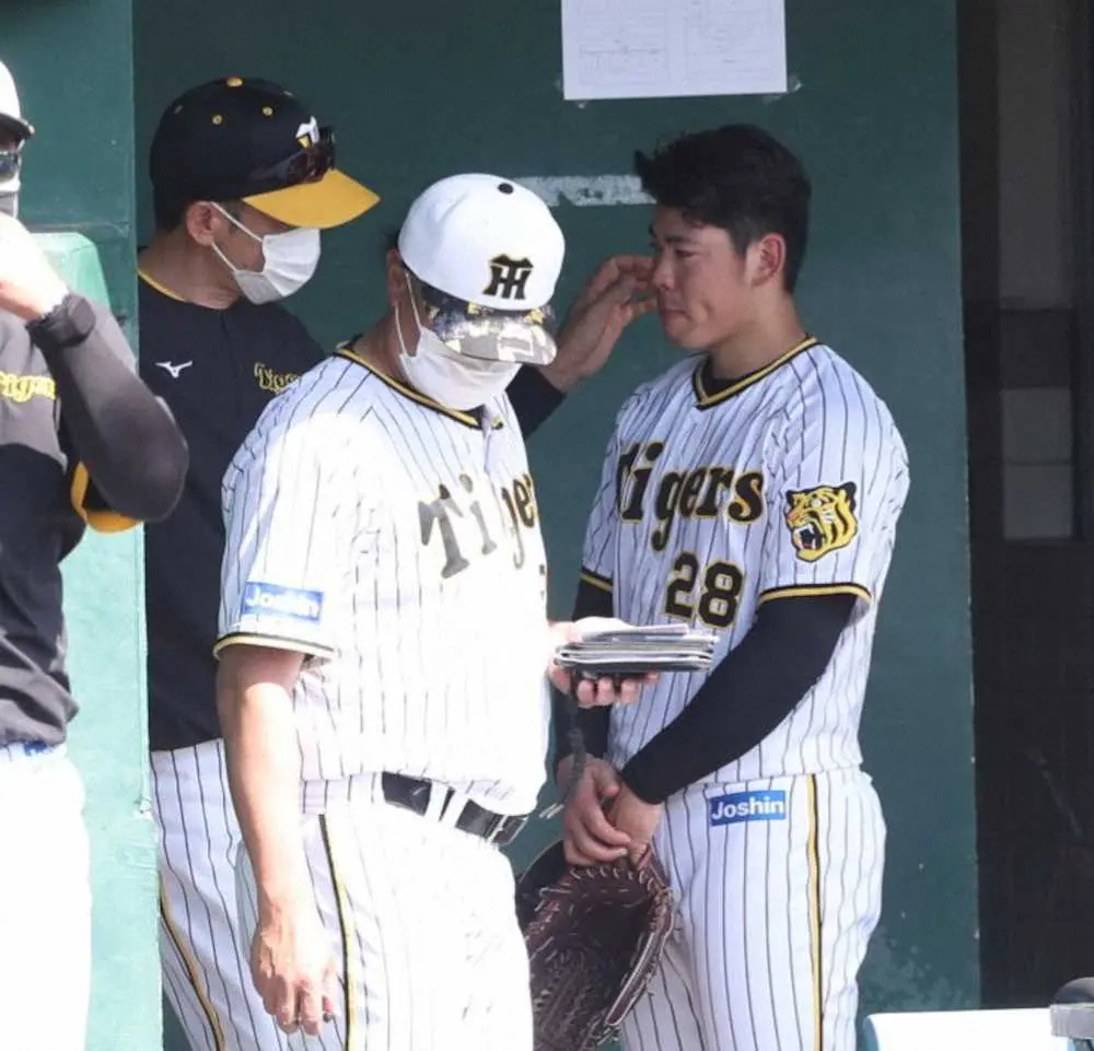 【画像・写真】阪神　ルーキー左腕がシート打撃で明暗　ドラ3桐敷は打者5人を無安打　ドラ2鈴木は制球難露呈…