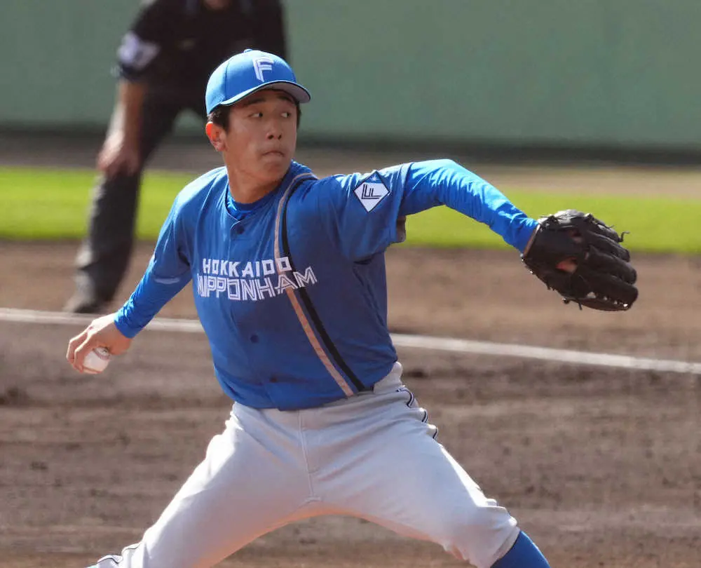 【画像・写真】日本ハムドラ8の北山　ほろ苦いデビュー「自分のボールを信じ切れるまでまた一から精進」