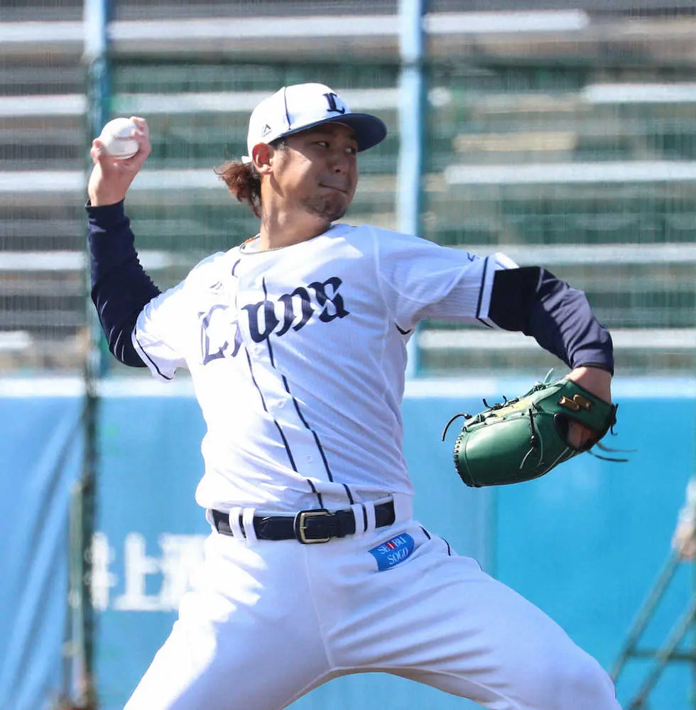 【画像・写真】西武・高橋光成が紅白戦で今季初実戦　2回3失点に「ボールの質やバランス良くなかった」