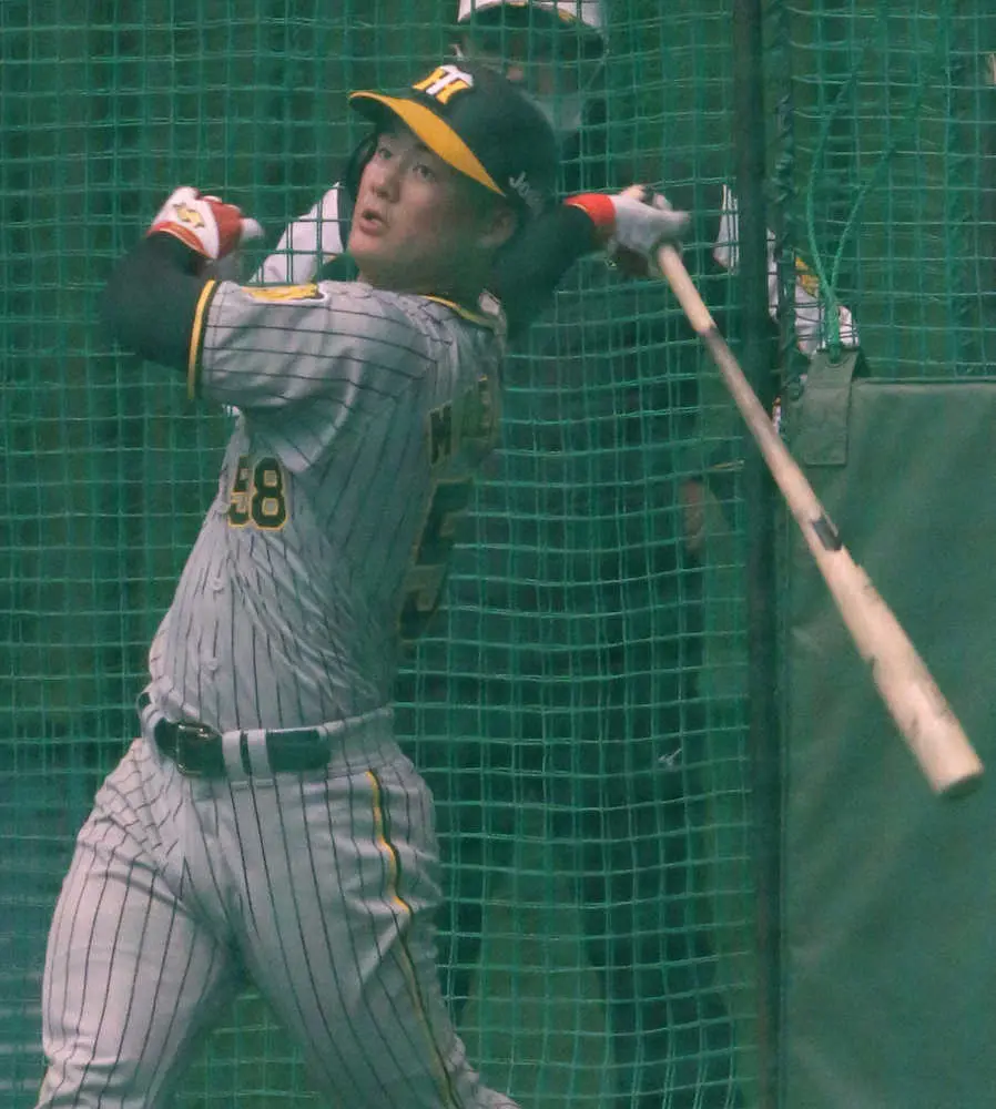 【画像・写真】阪神　安芸の2軍練習試合スタメン発表　新人・前川が「6番・DH」