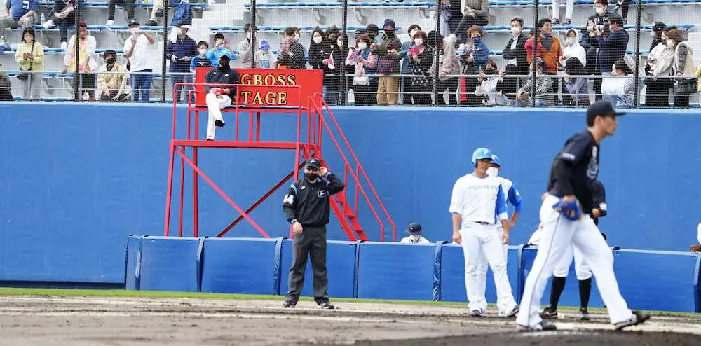 【画像・写真】日本ハム・新庄ビッグボス　163キロ計時のロッテ・佐々木朗について「フォークはやっぱり凄いね」