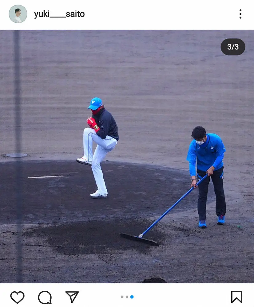 【画像・写真】斎藤佑樹氏　初対面の日本ハム・新庄監督は「とてもかっこよかった」　投球フォーム真似され驚く