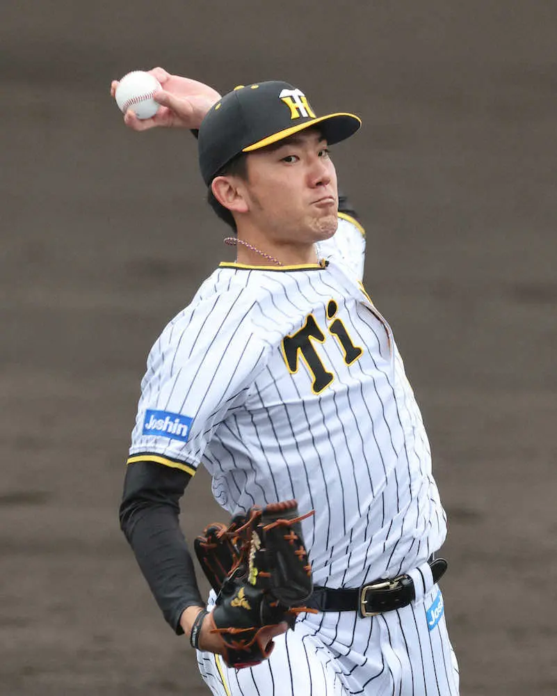 【画像・写真】阪神・伊藤将　粘って3回無失点も「変化球が高いというのが多かった」　5安打許した内容に納得せず