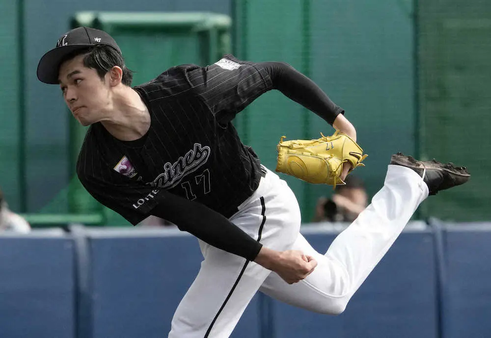 【画像・写真】ロッテ・朗希　次回登板は26日VS西武、井口監督明言「中6日で行く」