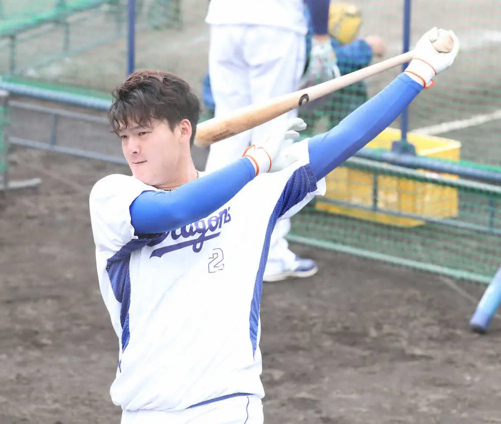 【画像・写真】清原和博氏　中日・石川昂に金言「チャンスでは初球からしっかり振れる準備を」　立浪監督からの要望応えた