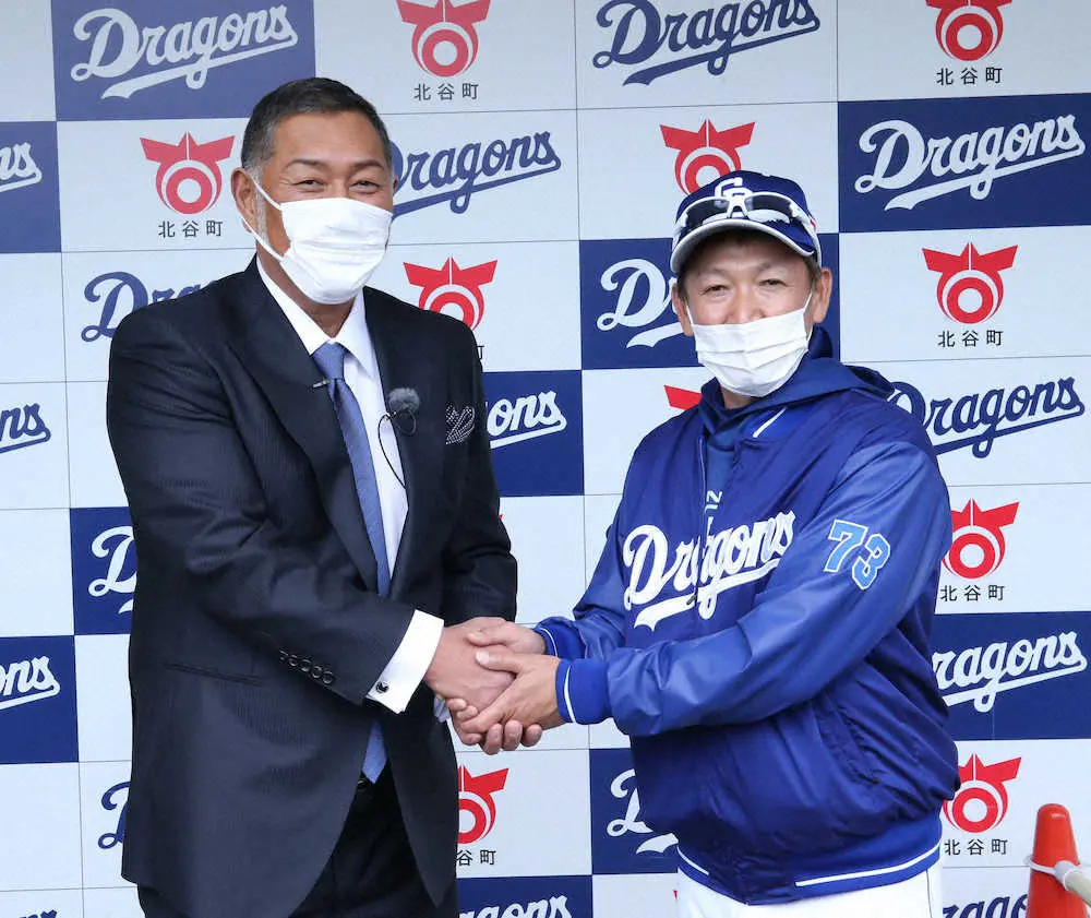 【画像・写真】中日・立浪監督へ　清原氏からLINE「今まで生きてきてよかった」　PL時代から変わらぬ絆で念願実現