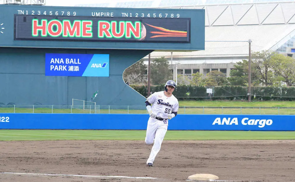 【画像・写真】ヤクルト村上、実戦2戦目で最速弾　コロナから復帰　1軍合流早めて志願の出場