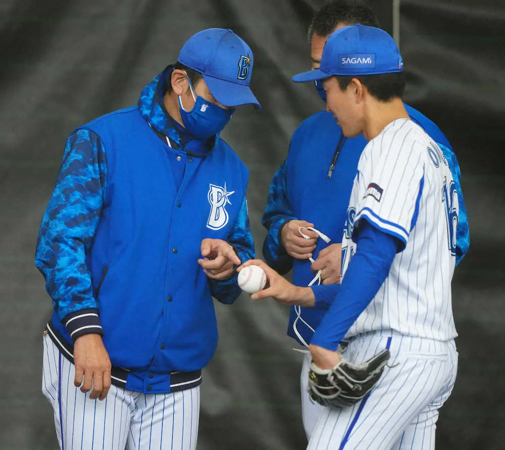 【画像・写真】DeNA・大貫　番長流カットボール習得意欲　「教わって良くなるきっかけになれば」