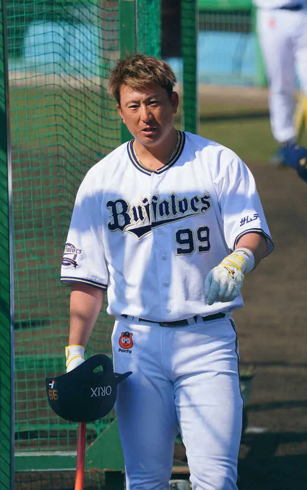 【画像・写真】オリ・杉本　OPS10割超えに意欲「4番を打つなら3番の正尚の後ろを打つ打者が大事になる」