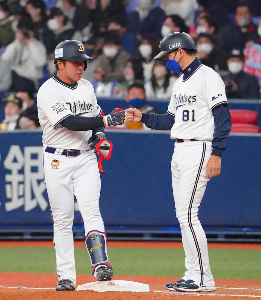 【画像・写真】こりゃ、夢じゃないぞ！オリのドラ5・池田　ロッテ開幕投手の石川から右前打　高卒新人で開幕スタメンも