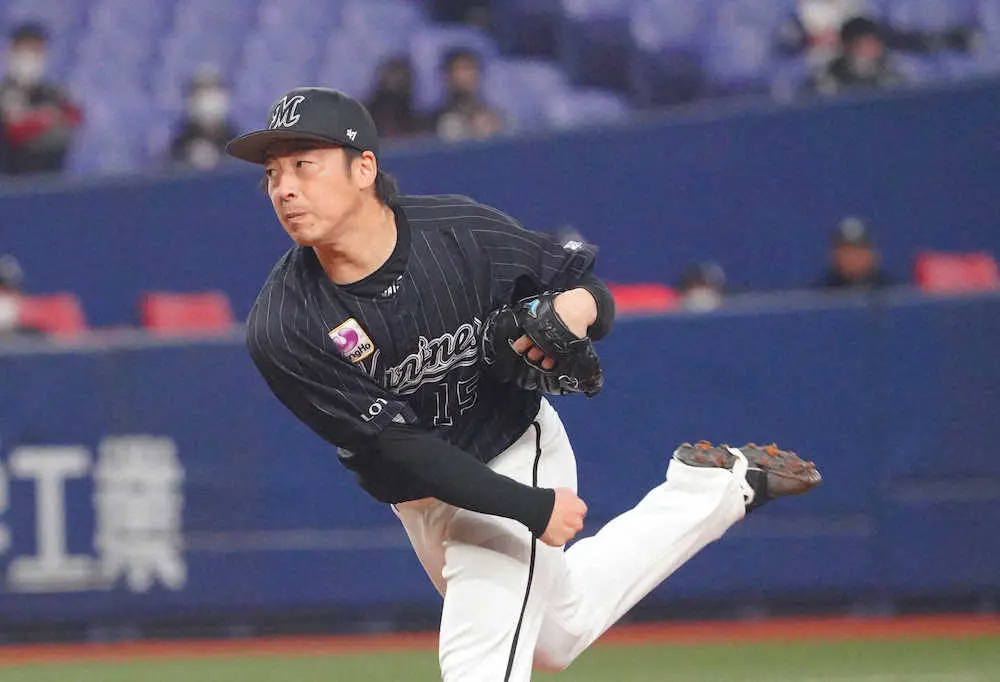【画像・写真】ロッテ美馬、今季初実戦は3回1失点　2回以降は修正し完全投球「配球の話もして、自分らしく投げられた」