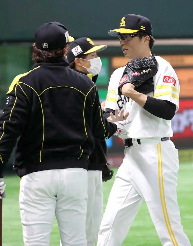 【画像・写真】ソフトB・正義　開幕ローテ大前進!　最速154キロで3回1失点　藤本監督「先発候補として十分いける」