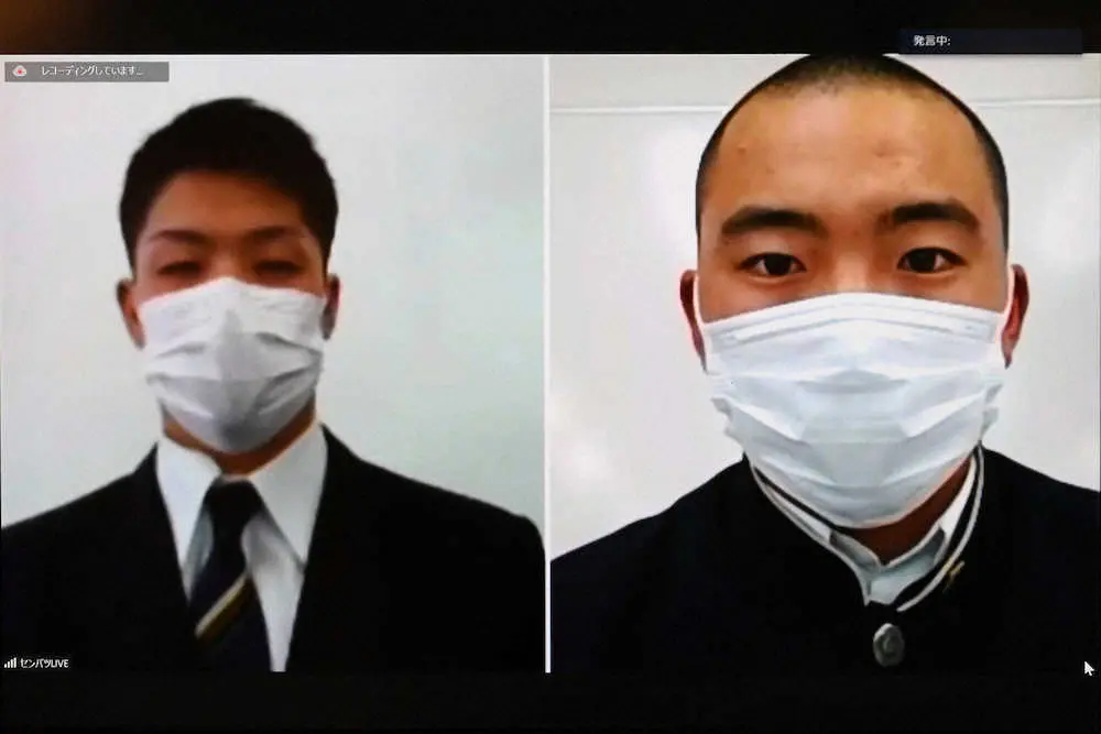 【画像・写真】初出場の丹生　名門・広島商と激突、「伝統校で強豪校。とても光栄」小松副主将は対戦ワクワク