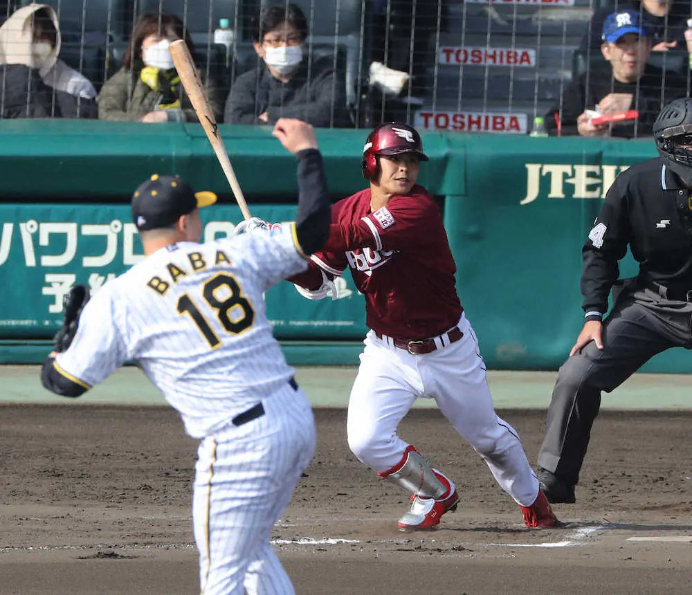 【画像・写真】楽天　過熱する遊撃争い　小深田、山崎の「コブツヨ」コンビ1安打ずつで火花